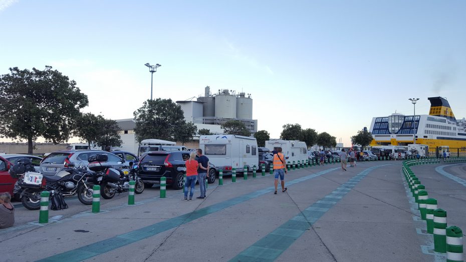 Einschiffen in Bastia