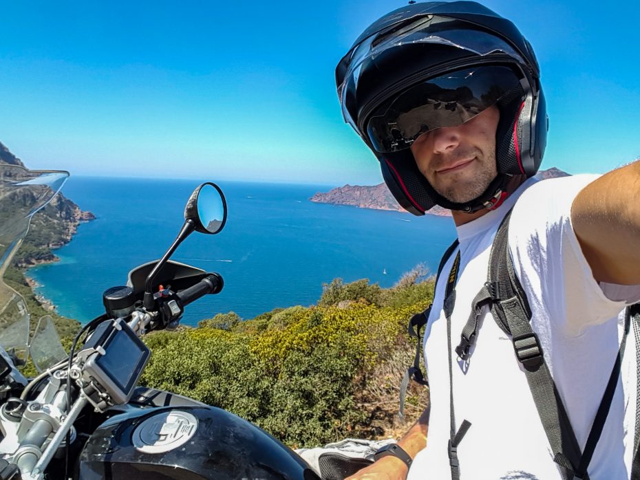 Selfie am Golfe de Porto